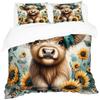 Cow Duvet Cover Sets For Children Comforter Covers Lightweight Down Room Decor Queen Size 2 Pillowcases 1 Duvet Cover No Quilt