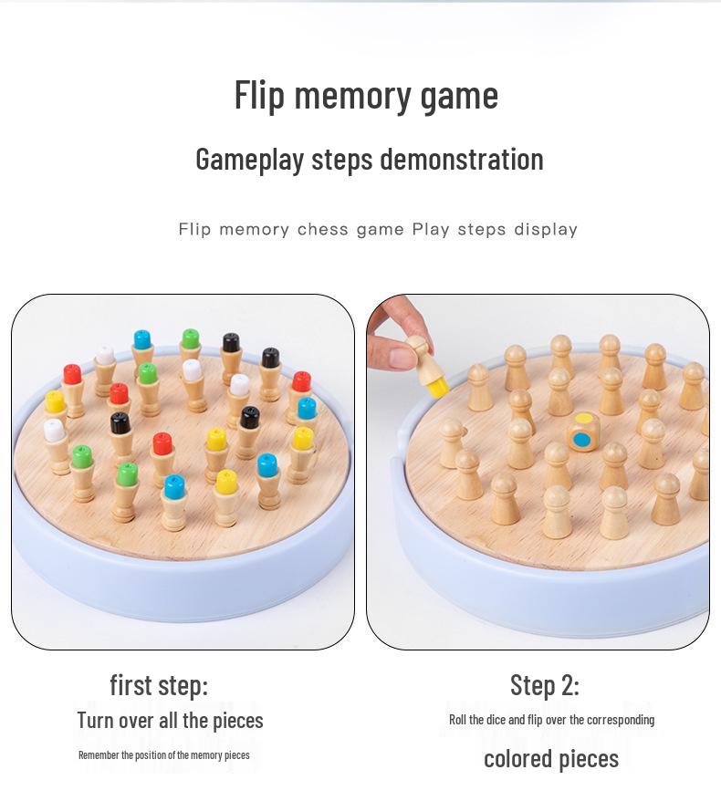 Memory Game: Educational Toy for Kids - Enhances Logical Thinking & Concentration, Perfect for Parent-Child Interaction