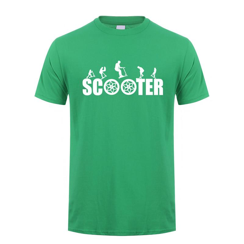 Stunt scooter T Shirt Summer Unisex Short Sleeve Cotton Tshirt Cool Unisex Tshirts JL107