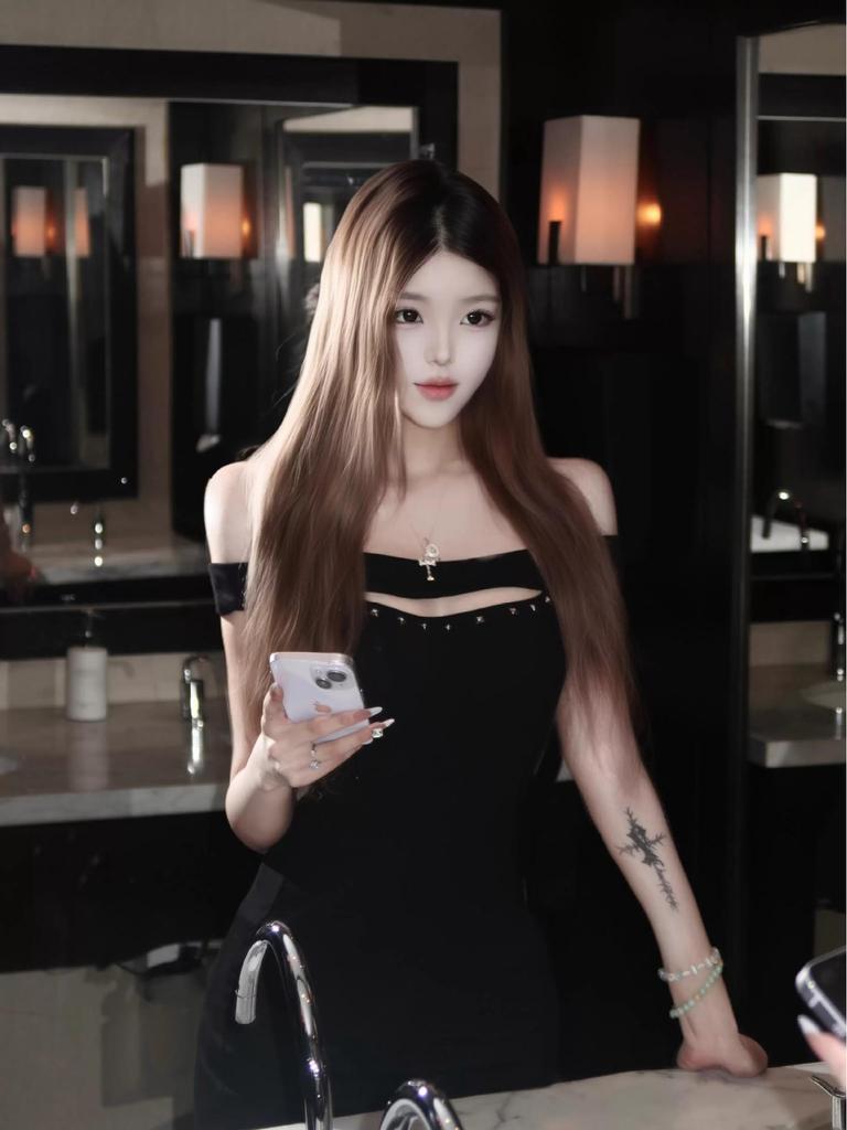 Pure Desire One-Shoulder Black Rivet Dress - Slimming Bodycon Style for Women