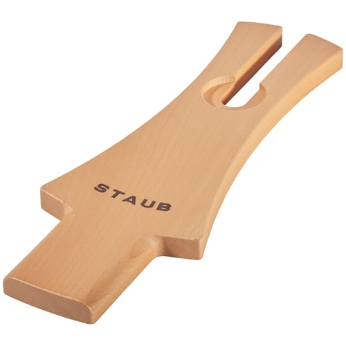 Staub  Держатель для деревянной крышки  Подставка для крышки [Официальный японский продукт] Деревянный держатель для крышки 40501-124