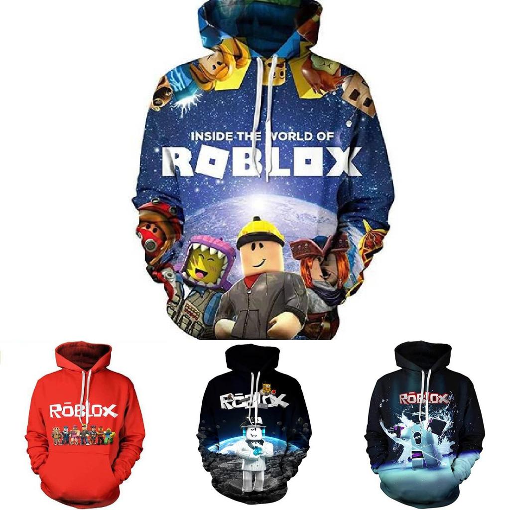 Trendiges Roblox Kapuzenpullover für Jugendliche mit Digitaldruck für stylische Kinder in verschiedenen Farben