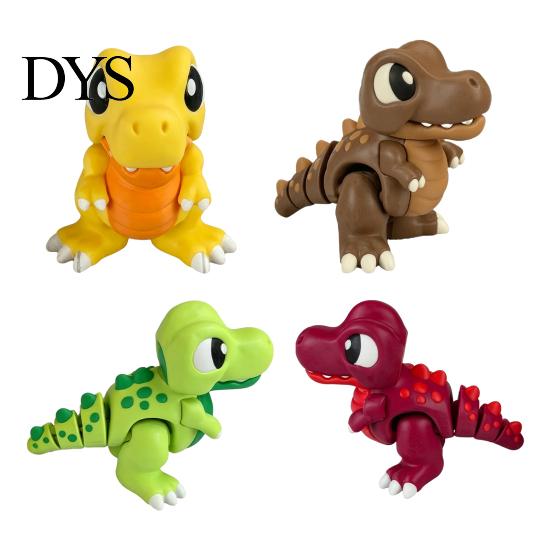 Flexible Jointed Action Figures 3D Printed Articulated Cute T?Rex Dinosaur Fidget Toy, Joint Stocking Stuffers for Boys Figure, Bite?Finger