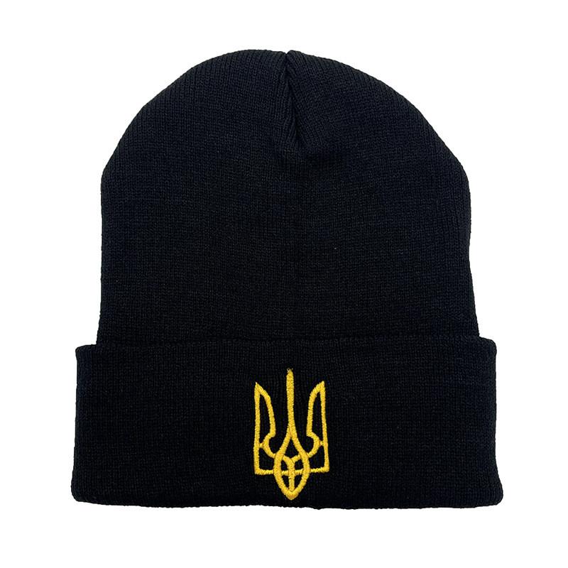 

Knit Hat With Breathable Warmth For Winter Outdoor Activities чёрный