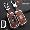 Leather Metal Car Key Cover for 16-17 Buick Verano GS Sedan/Hatchback