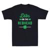 Men's and Women's T-shirts Dibs On The Redhead For Saint Patricks Day Funny Quote Gift Retro