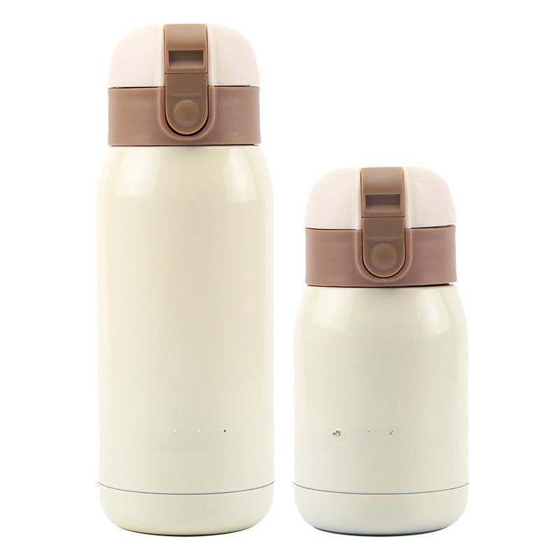 

Подарочная кружка для рук с чашкой для отскока веревки. Детская чашка для студенческой пары. Вакуумная карманная чашка из нержавеющей стали 304. 200 белый