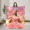 Soft Blanket Travel Wicked Elphaba & Glinda Tonal  Throw Blanket  Flannel Bedspread For Couch Chair Novelty Sofa Bed Cover