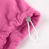 Damen S Rosa Kragen Fleece Cardigan Sweatshirt Locker Langarm