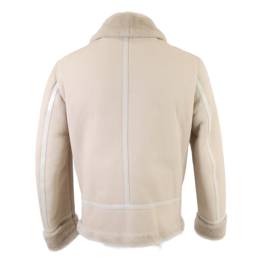 EMMETI Excellent Condition, Domestically Authorized, BR Exclusive, Gold Parts, ORWELL GHIACCIO B-3 Special Mouton Jacket 48 Light beigeUsed