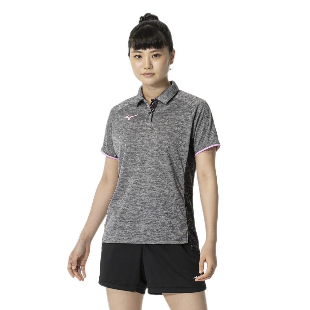 

Mizuno Table Tennis Game Short JTTA Size S Shirt, Sleeve, Certified, Moisture-Wicking, Quick-Drying, Women s, Charcoal, (82JAB210)