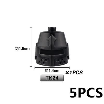 Medieval Military Soldier Weapon MOC Building Blocks Accessories Anime Figures Battle Axes Swords Gun Helmets Vest Toy Gift K018