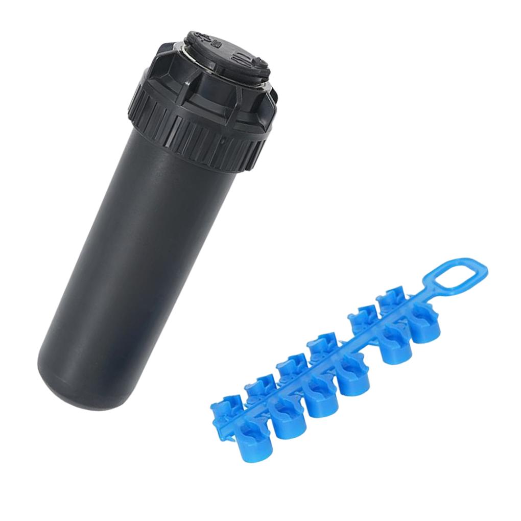3/4" Female Thread Rotor Pop-up Sprinkler Gear Drive Lawn Sprinkler Head Part-Circle Pattern 40°~360°Adjustable Sprinklers