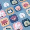 Seamless Cartoon Adhesive Wall Hooks: No-Drill Kitchen & Bathroom Organizer
