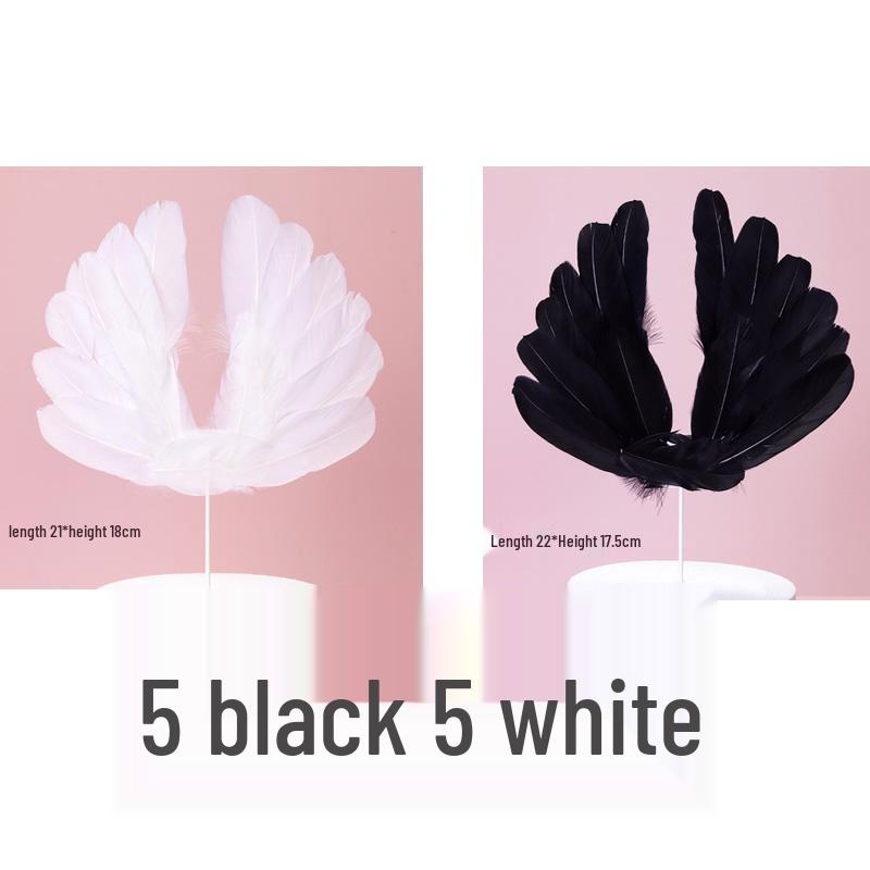 10 Anielskich Piórkowych Topperów i Ozdób na Tort