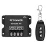 Jeffergarden LED Dimmer, PWM Digital Control, with RF Remote Control, Stepless Dimming, 30m Operating Range, for LED Strip Lights and Spotlights,