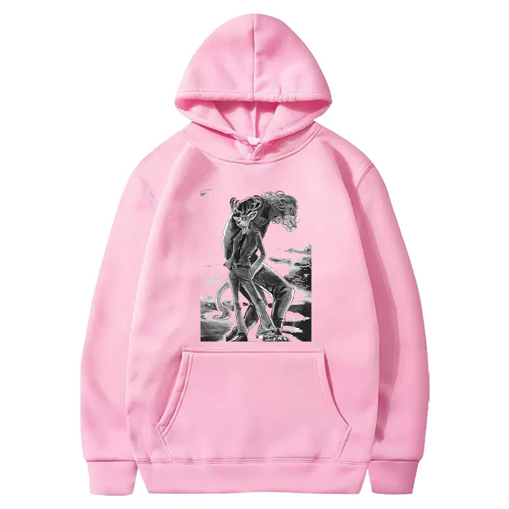 BEASTARS Anime Clothing Rouis Ibuki Cool Printed Hooded Men Women Manga Hoodies Casual Loose Sweatshirt Harajuku Male Streetwear