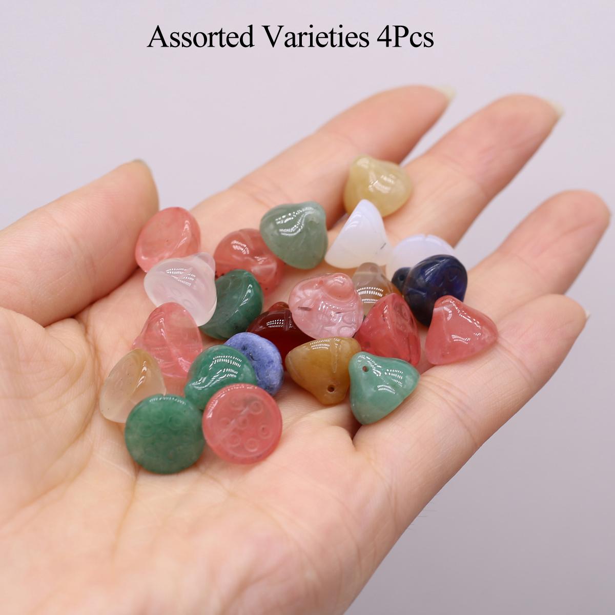 Подвеска-лотус из натурального камня унисекс — фото 11