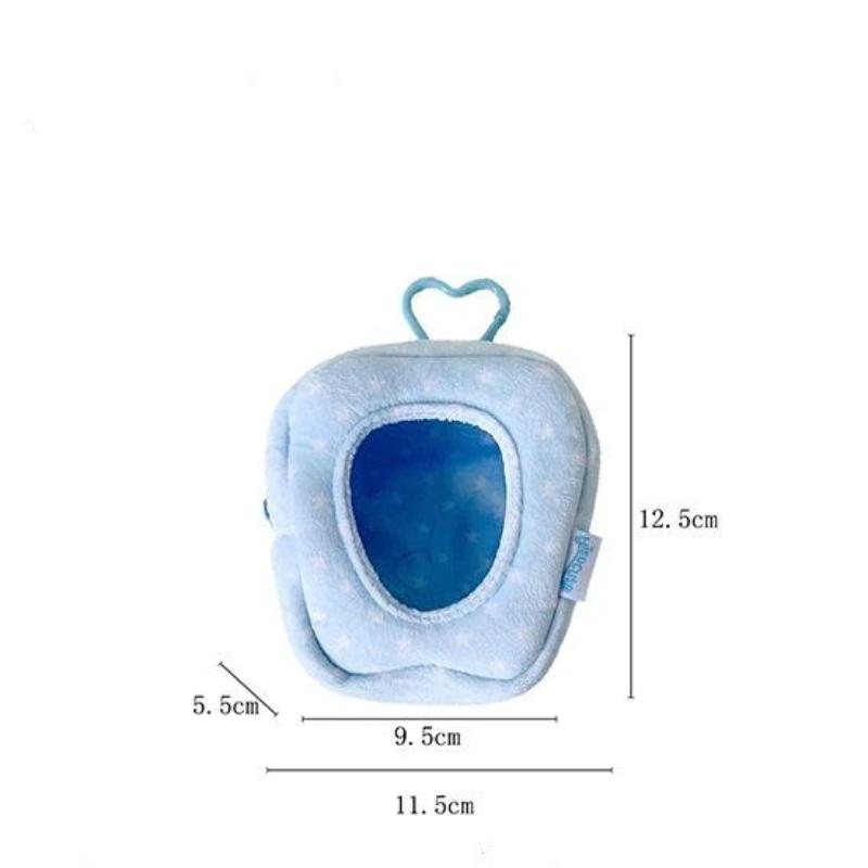 1Pcs Durable Doll Display Bag Polka Dot With Heart Carabiner Doll Carrying Bag Bag Keychain Pendant Mini Ita Bag