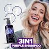 Purple Shampoo for Blondes, Purple Shampooing Blonde Hair Perfector, 3 In 1 Shampoo Neutralises Yellow Tones, Coloured or Highlighted Hair, 300ml