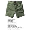 Taschen Reißverschluss Gerader Schnitt Mittlere Taille Herrenshorts Einfarbige Herren Sporthosen Streetwear