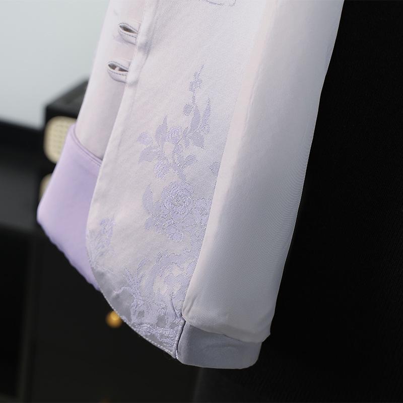 Elegant Spring Tang Suit Jacket for Middle-Aged & Elderly Women - New 2026 Design