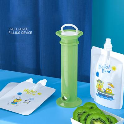 Baby Food Pouch Maker Reusable Infant Fruit Squeeze Puree Filler Pouch Gift