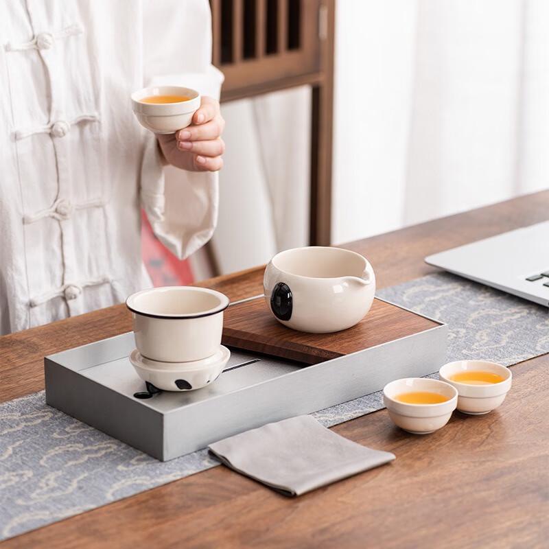 Shangqi Panda Portable Travel Gongfu Tea Set