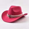 Neuer Western-Stil Cowboyhut für Herren und Damen Outdoor Reise Ritterhut