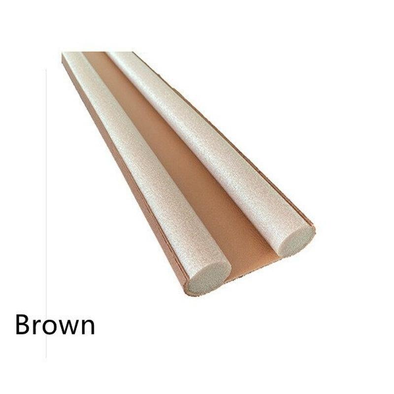 Newest Door Bottom Seal Strip Waterproof Draught Excluder Stopper Door Bottom Guard Double Seal Dustproof Soundproof Strips 2025