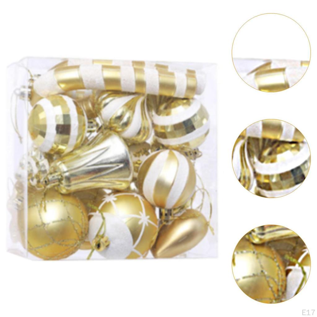 16 Pieces Christmas Decoration Hanging Pendant Photo Props Decorative Gifts Ornament Celebration for