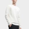 Fila Logo Pattern Round Neck Casual Pullover Sweatshirt Men Sweatshirt Cloud-Mushroom-White F11M348222F-WT