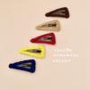 Children's Woolen Triangle Hair Clip - Autumn/Winter Accessories for Girls and Babies