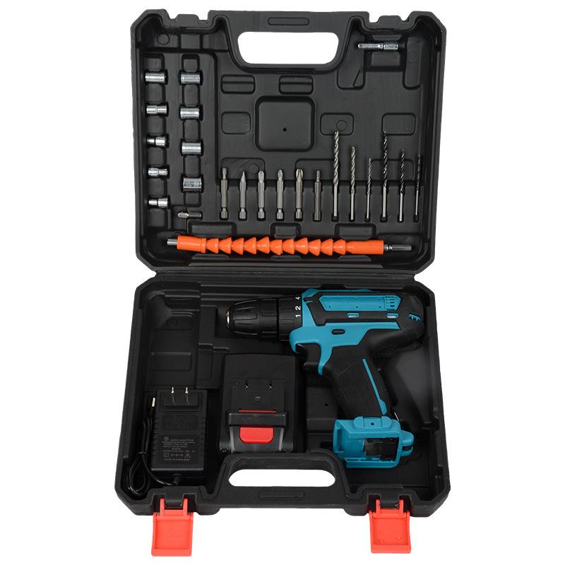 Dual-Speed Rechargeable Electric Screwdriver & Drill Combo