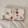 Baby Blanket Floral Soft Cotton Muslin Newborn Swaddle Wrap Receiving Blanket Quick Dry Bath Towel Baby Stroller Cover