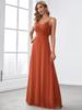Ever-Pretty Women's Pleated Sweetheart Draped Back Floor-Length Bridesmaid Dress