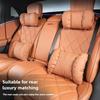RAT2 Luxury Nappa Leather Car Headrest Waist Pillow Seat Accessories Car Headrest and Lumbar Set For Mercedes Benz E S C A B Class
