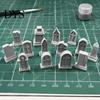 Spooky Graveyard Terrain 14 Pcs Mini Tombstone Model, 3D Printed Miniature Cemetery Gravestone Scenery Scene Layout Accessories Props for Tabletop