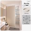 Xihe Folding Magnetic Waterproof Shower Curtain