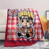 Naruto Print Flannel Blanket, Ultra Soft High Quality All Seasons Warm Throw, Home Decor Cozy Blanket, Perfect Christmas Gift