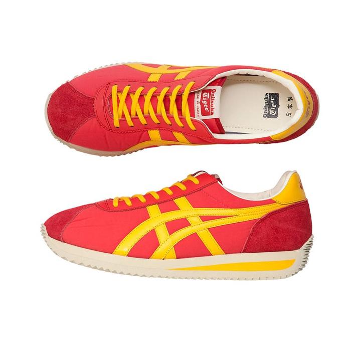 ONITSUKA TIGER Moal 77 NM Vurig Rood Tijger Geel Unisex Sneakers 1183A916-601