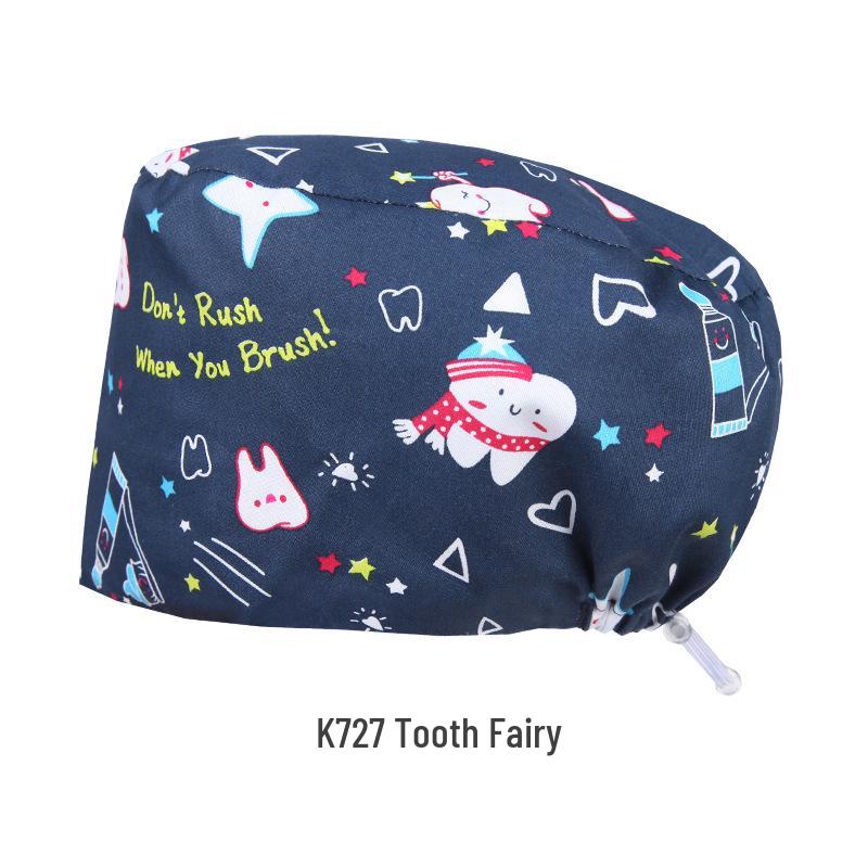 Oddychający Czysta Bawełna Czepek Chirurgiczny dla Lekarzy i Pielęgniarek