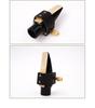 Soft Cowhide Alto Saxophone Ligature and Bakelite Mouthpiece Clamp