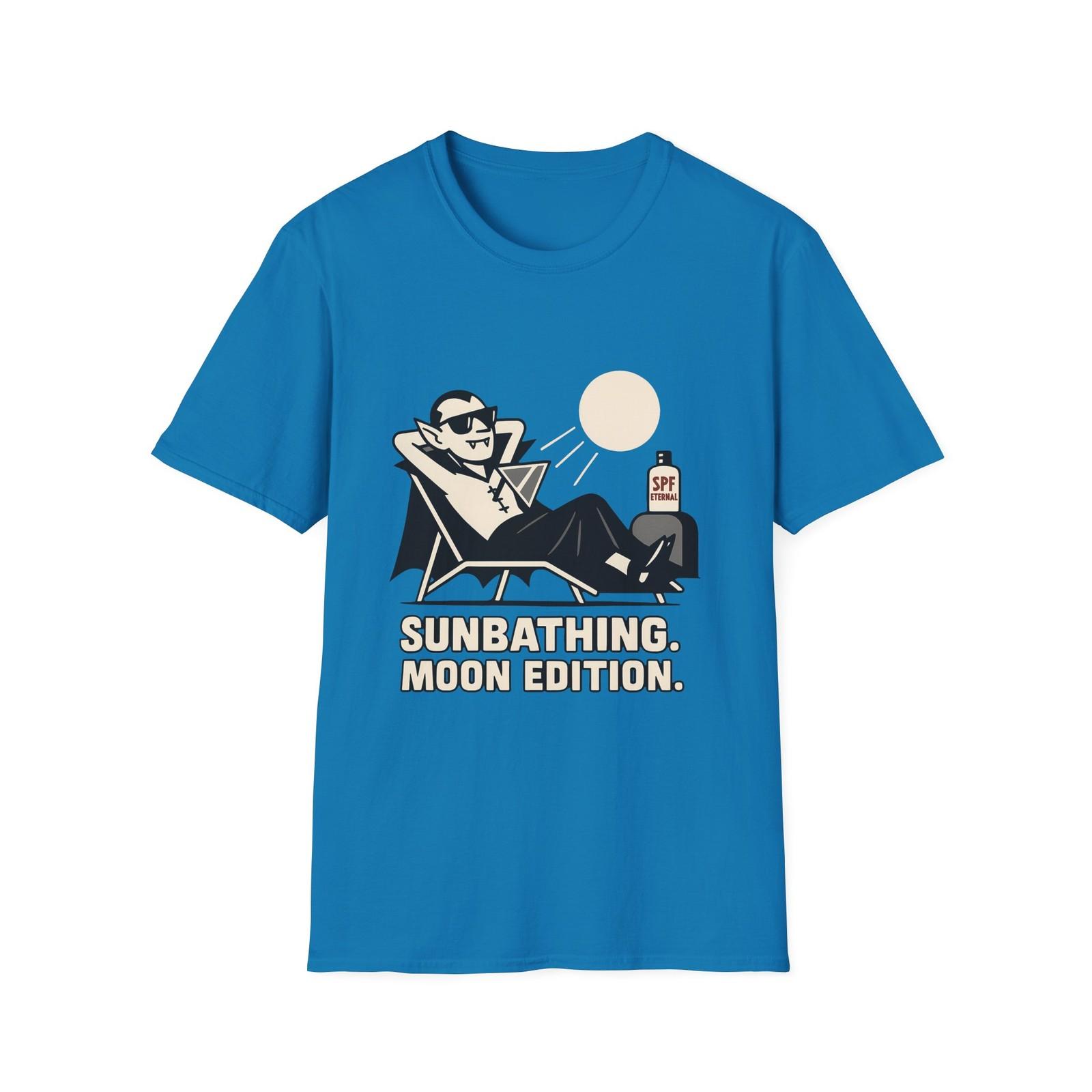Unisex Softstyle T-Shirt Mens Womens Tees Top Smug Vampire SPF Eternal Full Moon Tombstone Funny Fall 3XL