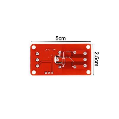 1-Kanal DC-Relaismodul mit Optokoppler-Trennung für 5V 12V 24V Steuerleitungen in Robotik und IoT-Gerätesteuerung