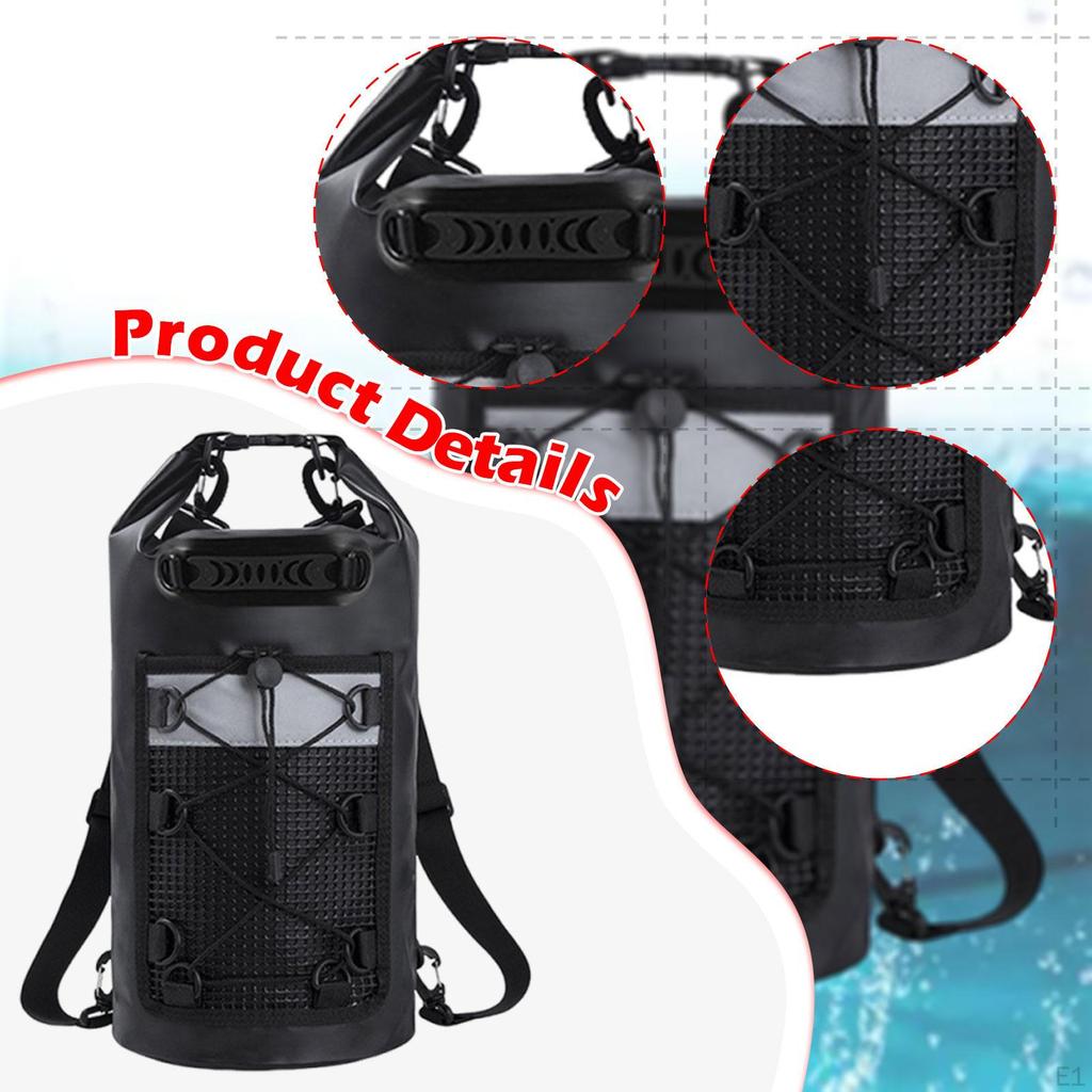 10L Waterproof Storage Bag, Lightweight And Comfortable, with Handle, for Camping, Boating, Hiking