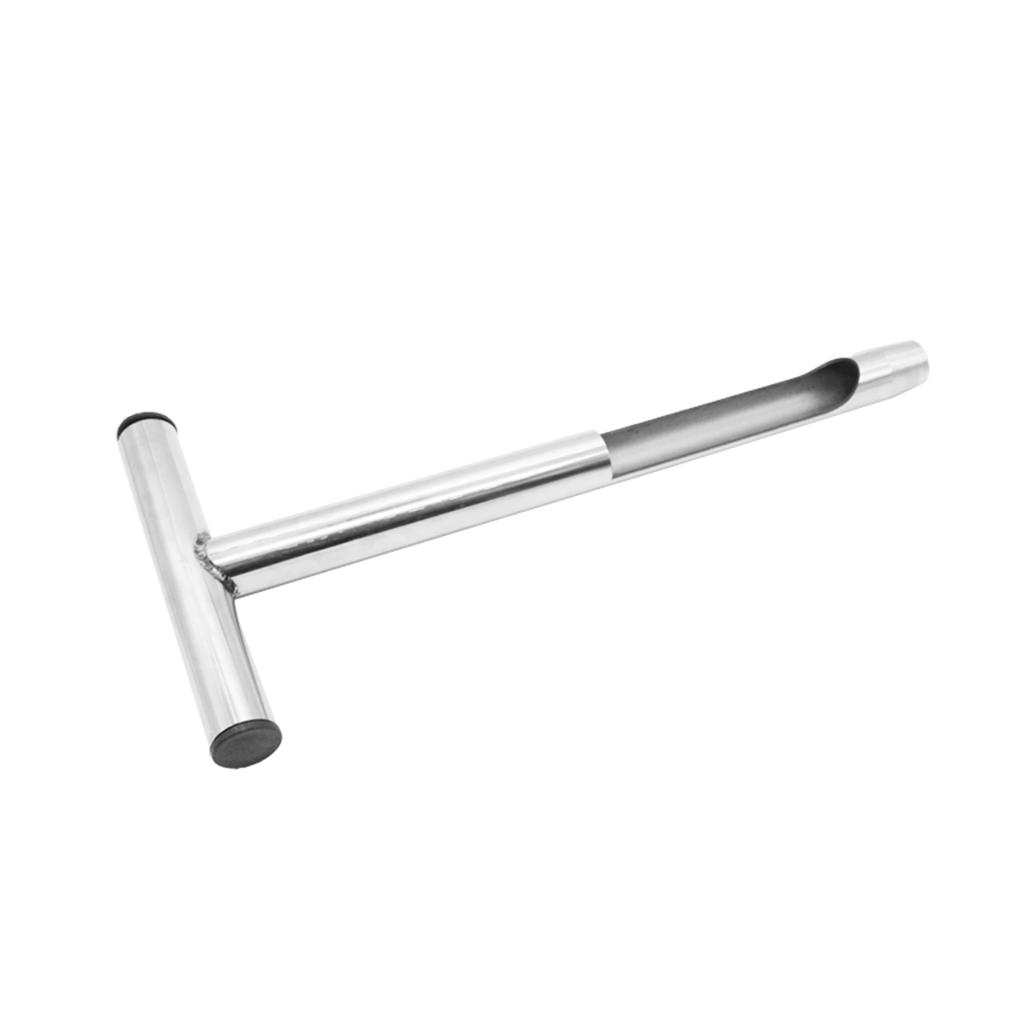 12.8   Soil Sampler Probe T Type Handle Soil Test Kits with 2Pcs Sample Bags Steel Soil Sampling Tool for Garden Lawn