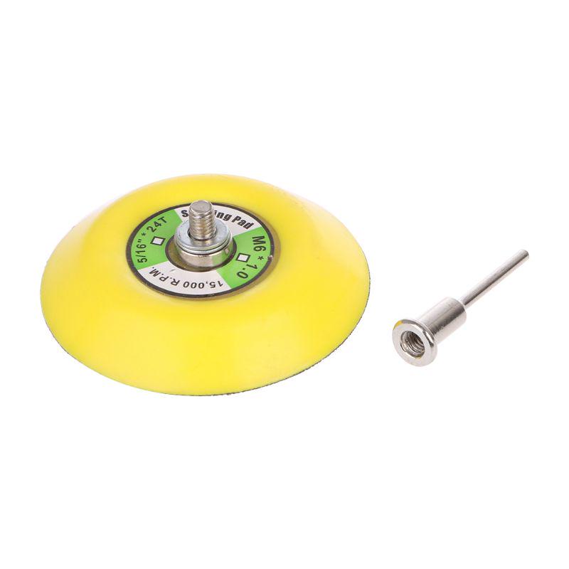 3 Inch 75mm Sander Backing Pad Hook & Loop Sanding Disc Sandpaper Back-up