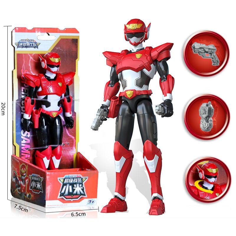 Mini Force Strongest Police Transformation Toys with Weapon Action Figures MiniForce X Simulation Animal Mini Agent Toy