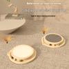 Yunxiaoshi Multifunktionales Katzen-Drehscheiben-Spielzeug mit Sisal-Kratzbaum